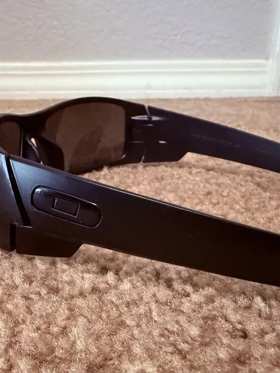 ( OO9014 ) Oakley Gascan Black Matte Frame Chrome Iridium Lens - Picture 4 of 11